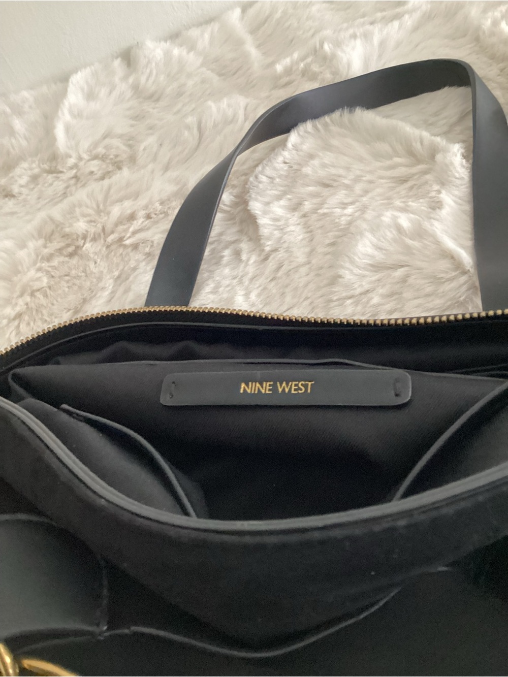 Nine West Black Tote Bag